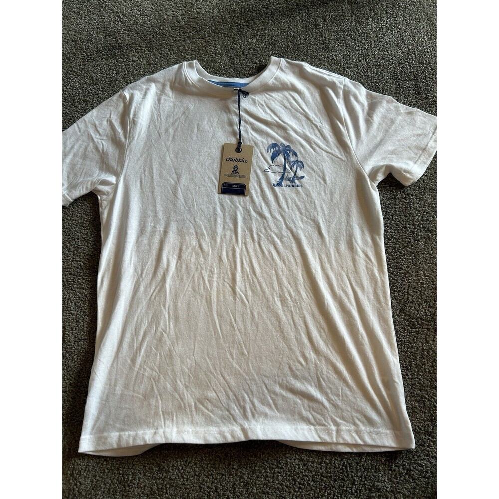 Chubbies The Relaxer T-Shirt‎ Men’s White Size Small
